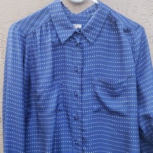 EUC Jcrew 100% silk blouse **like new**